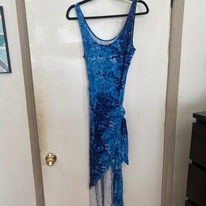 Reformation Kaila Dress - Size L, Color Piscine